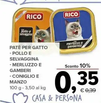 Todis Rico Pate Per Gatto offerta