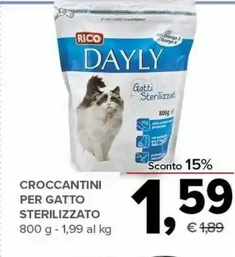 Todis Rico Croccantini Per Gatto Sterilizzato offerta