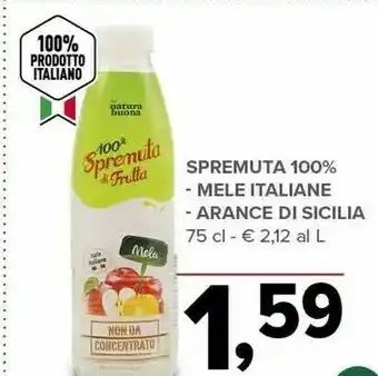 Todis BuoNatura - 100% Spremuta Di Mele Italiane Non Da Concentrato offerta