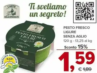 L'arte Pesto Fresco Ligure Senza Aglio