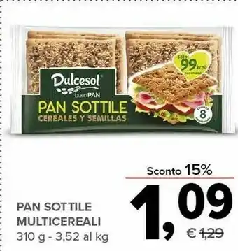 Todis Dulcesol - Pan Sottile offerta