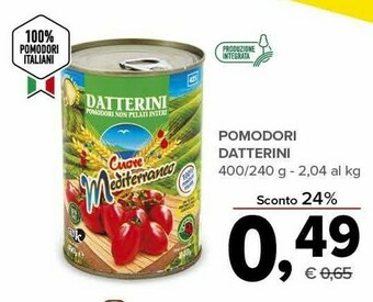 Todis Cuore mediterraneo Pomodori Datterini offerta