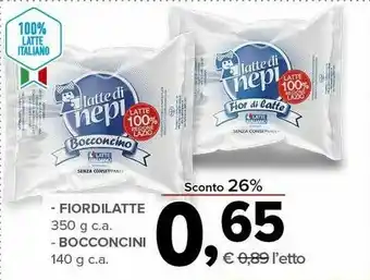 Todis Latte Di Nepi Fior Di Latte offerta