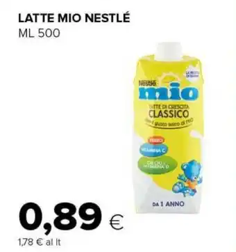 Tigre Nestlè Nestlè - Merenda al Latte Mio Vaniglia offerta
