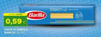 Tigre Barilla Spaghetti N.5 Integrale 500 G(ml) offerta