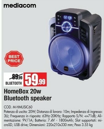 Vobis Mediacom Speaker offerta