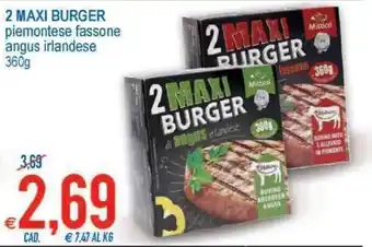MD Discount 2 Maxi Burger 360g offerta