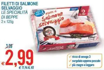 MD Discount Filetti di Salmone Selvaggio 2x125g offerta