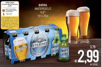 MD Discount Materdeus Birra 10x25cl offerta