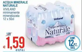 MD Discount Acqua Minerale Naturale 12x50cl offerta