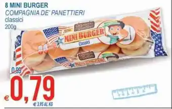 MD Discount 8 Mini Burger 200g offerta