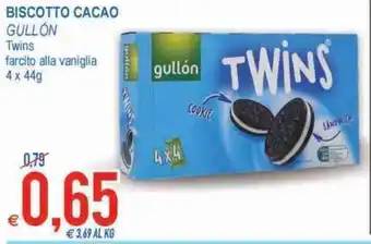MD Discount Gullón Biscotto Cacao 4x44g offerta