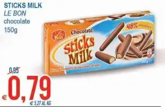 MD Discount Le Bon Sticks Milk 150g offerta