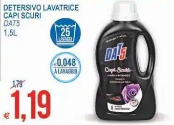 DAT5 Detersivo Lavatrice Capi Scuri 1,5l