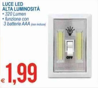 MD Discount Luce LED Alta Luminosità offerta