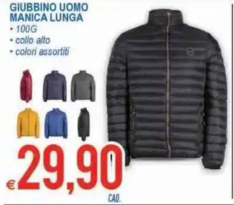 MD Discount Giubbino Uomo Manica Lunga 100g offerta