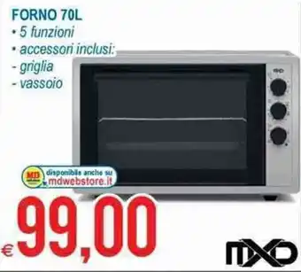 MD Discount MXD Forno 70l offerta