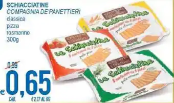 MD Discount Schiacciatine Compagnia De'Panettieri 300g offerta