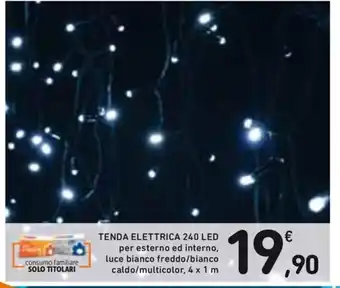 Spazio Conad TENDA ELETTRICA 240 LED offerta