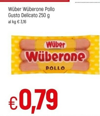 Famila Wuber Wurstel di pollo offerta