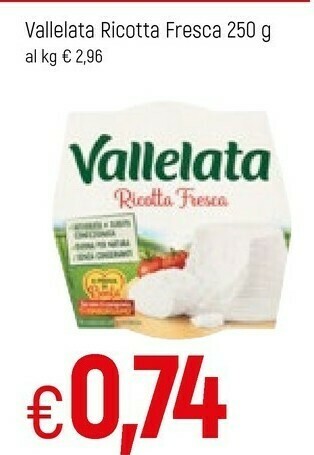 Famila Vallelata Ricotta offerta