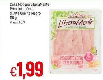 Famila Casa Modena Prosciutto cotto offerta