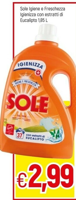 Famila Sole Igiene E Freschezza Igienizza Con Estratti Di Eucalipto offerta