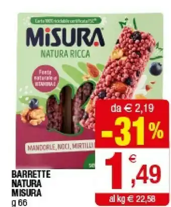 Iperal Misura Barrette Natura offerta