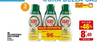 Iperal Fairy Gel Per Lavastoviglie Platinum offerta
