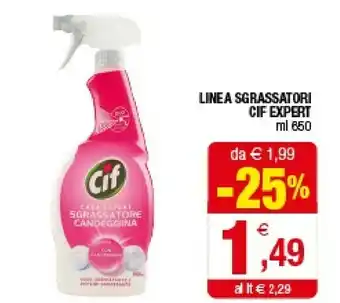 Cif Linea Sgrassatori Expert