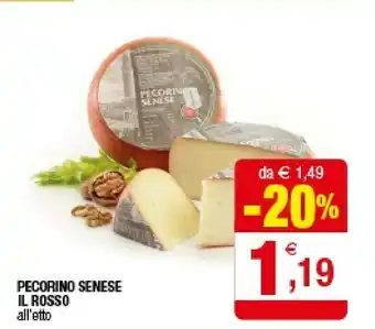 Iperal Pecorino Senese Il Rosso offerta