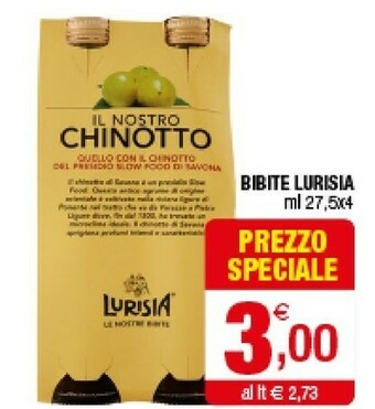 Iperal Lurisia Bibite offerta