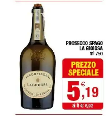 La Gioiosa Prosecco Spago