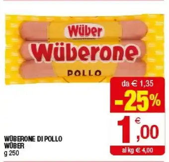 Iperal Wuber Wuberone Di Pollo offerta