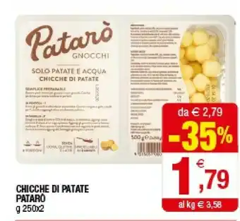 Iperal Patarò Chicche Di Patate offerta