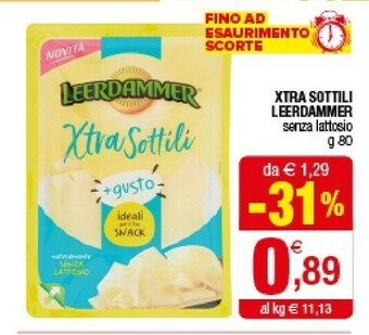 Iperal Leerdammer Xtra Sottili offerta