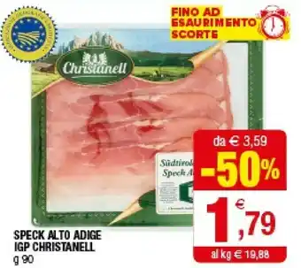 Iperal Christanell Speck Alto Adige Igp offerta