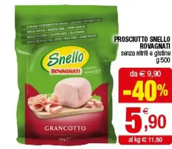 Iperal Rovagnati Prosciutto Snello offerta