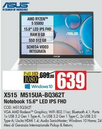 Vobis Asus Notebook offerta