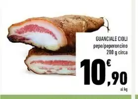 Conad Superstore Cioli guanciale offerta