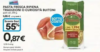 Coop Buitoni Pasta ripiena offerta