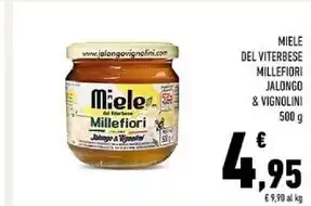 Jalongo & vignolini miele del viterbese millefiori