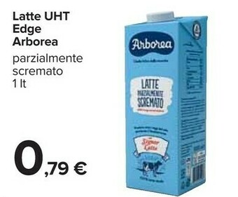 Carrefour Arborea Latte Parzialmente Scremato UHT offerta