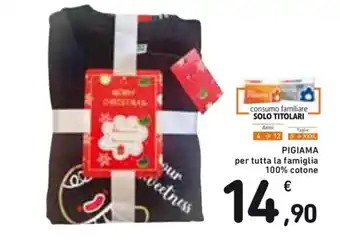 PIGIAMA per tutta la famiglia 100% cotone