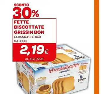 Ekom Grissin bon Fette biscottate offerta
