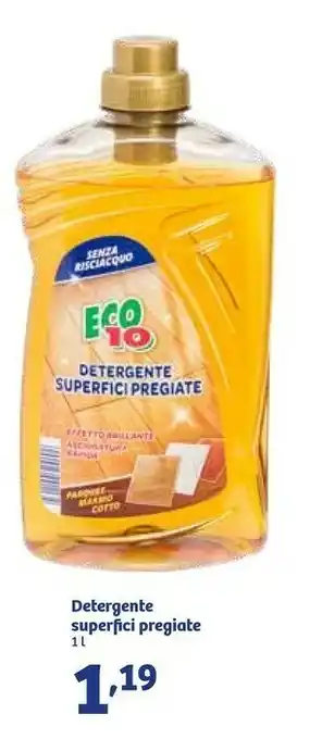 In'S Mercato Eco 10 Detergente Superfici Pregiate offerta