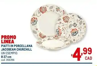 Metro Churchill Piatti In Porcellana offerta