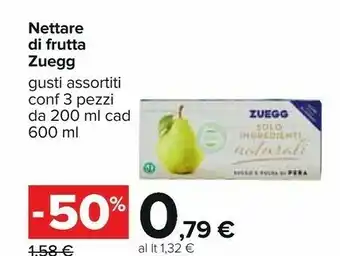 Carrefour Zuegg Succhi di frutta offerta