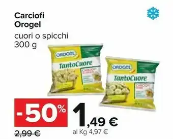 Carrefour Orogel Carciofi offerta