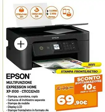 Expert Epson Expression Home XP-3100 offerta
